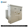 Transformador montado en la almohadilla de cobre de 2000kVA en tipo radial 