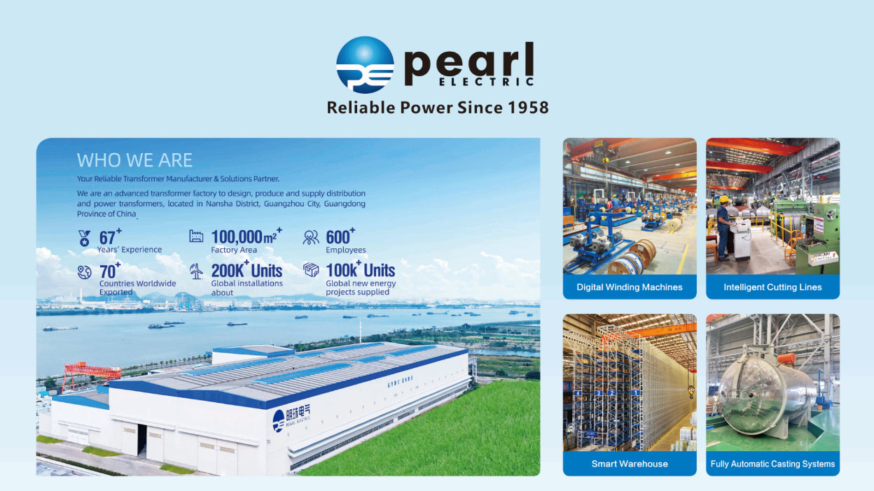 F&aacute;brica de transformadores el&eacute;ctricos Pearl