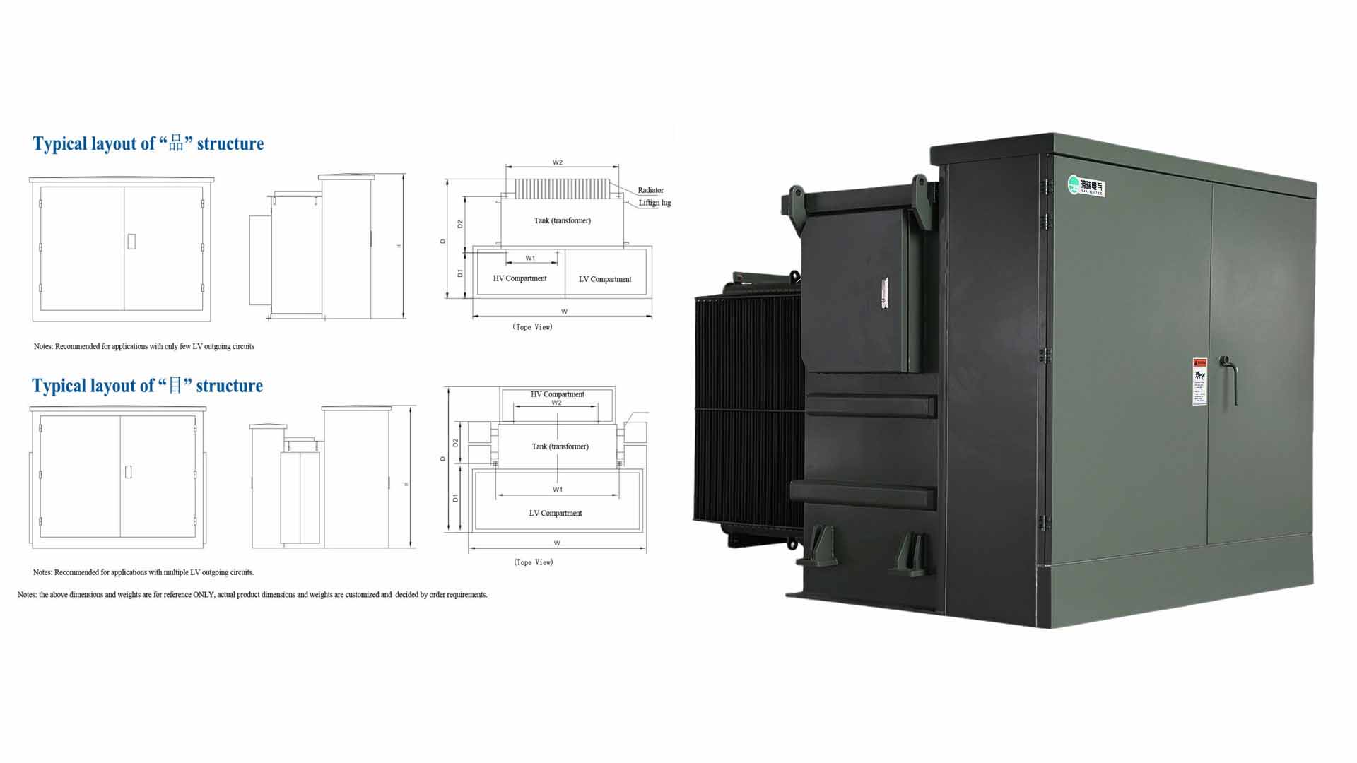 transformador combinado
