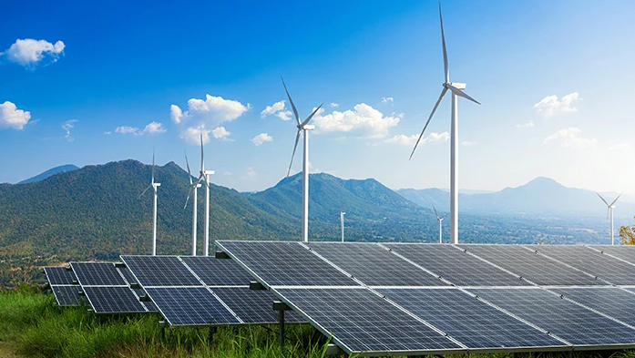 transformador de electricidad verde